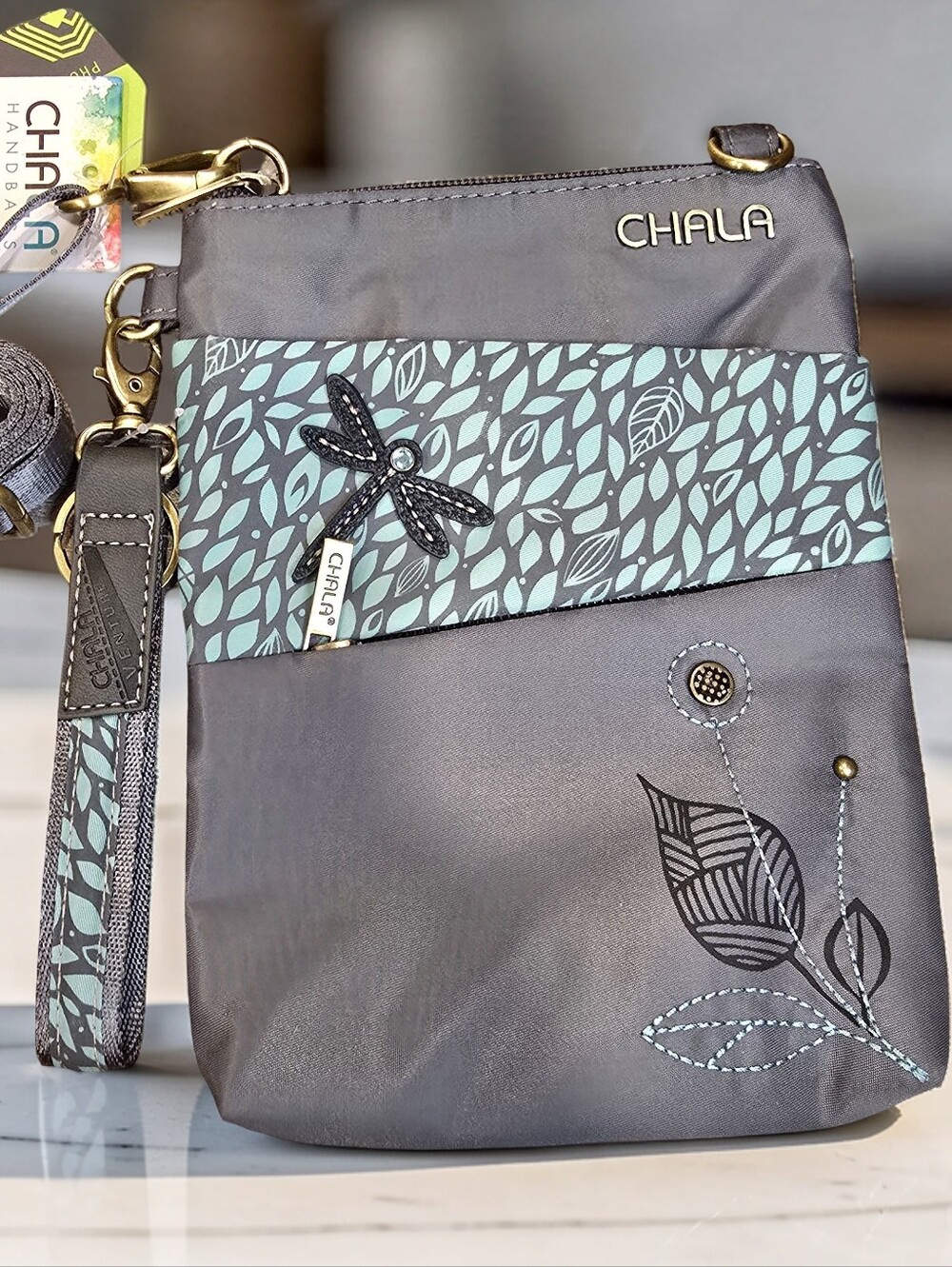 CHALA Dragonfly Evolution Cellphone Crossbody Handbag NWT